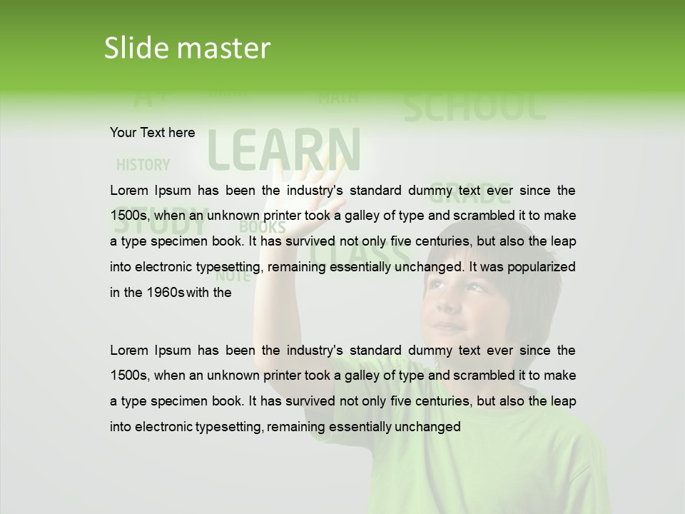 Books Future Grow PowerPoint Template