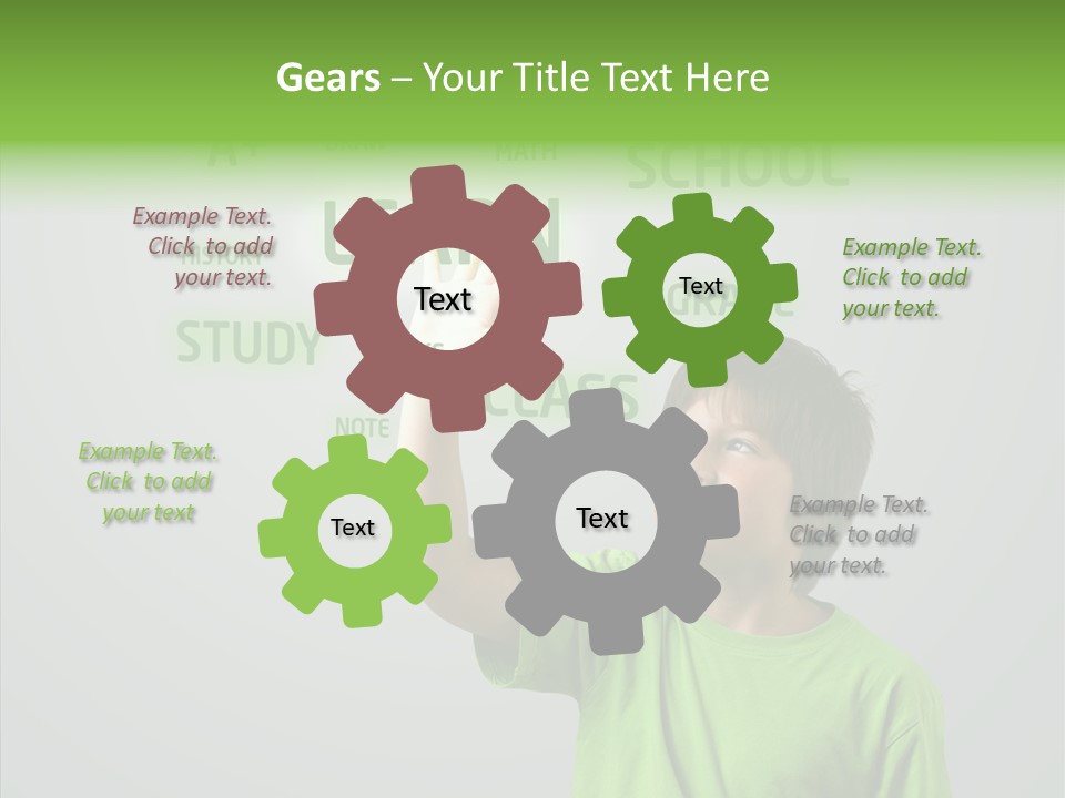 Books Future Grow PowerPoint Template