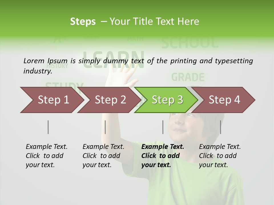 Books Future Grow PowerPoint Template