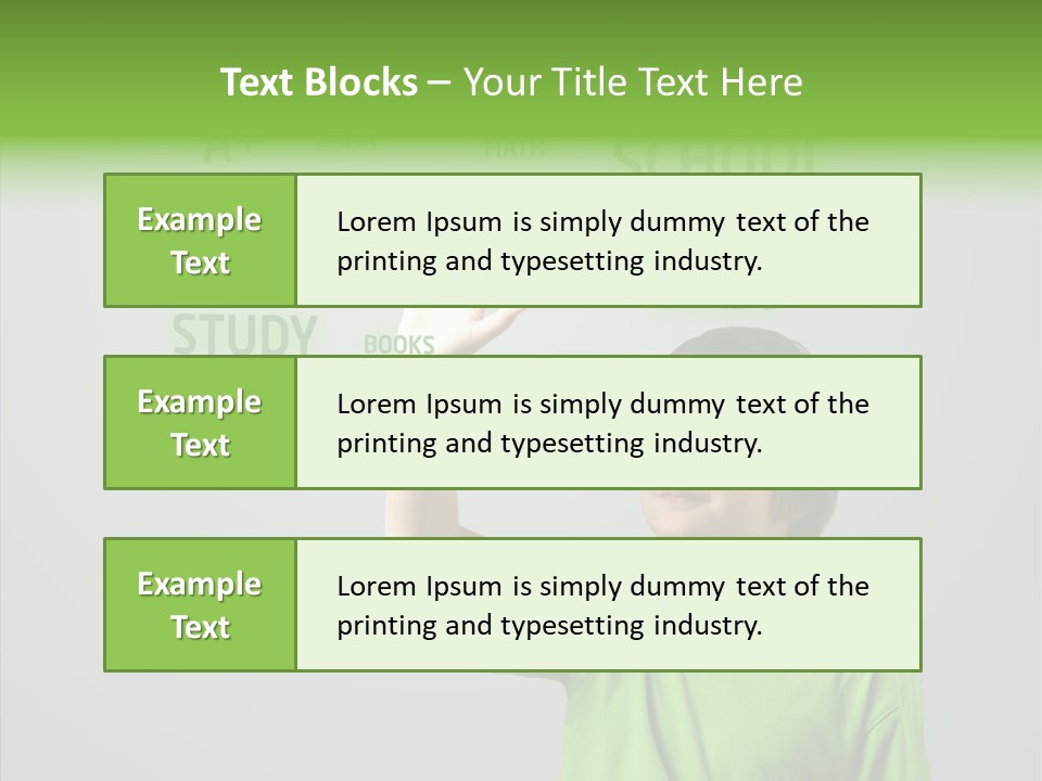 Books Future Grow PowerPoint Template