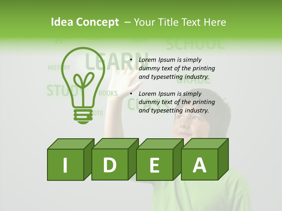 Books Future Grow PowerPoint Template