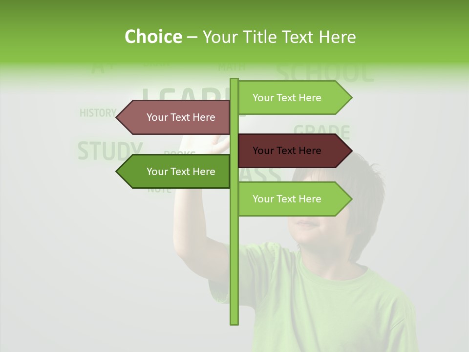 Books Future Grow PowerPoint Template