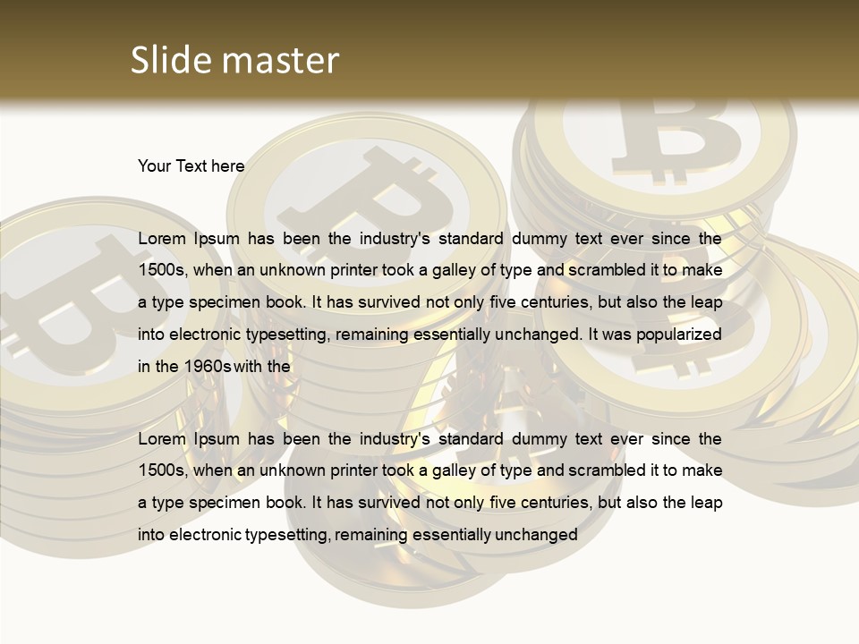 Economy Object Trade PowerPoint Template