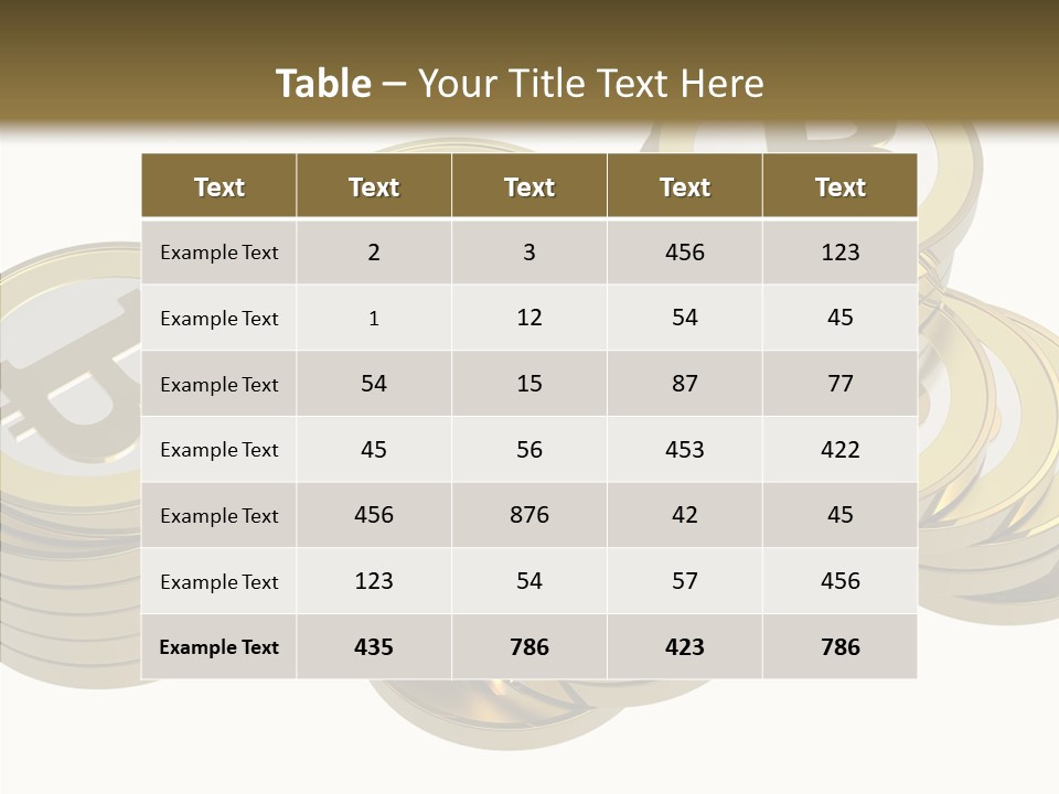 Economy Object Trade PowerPoint Template