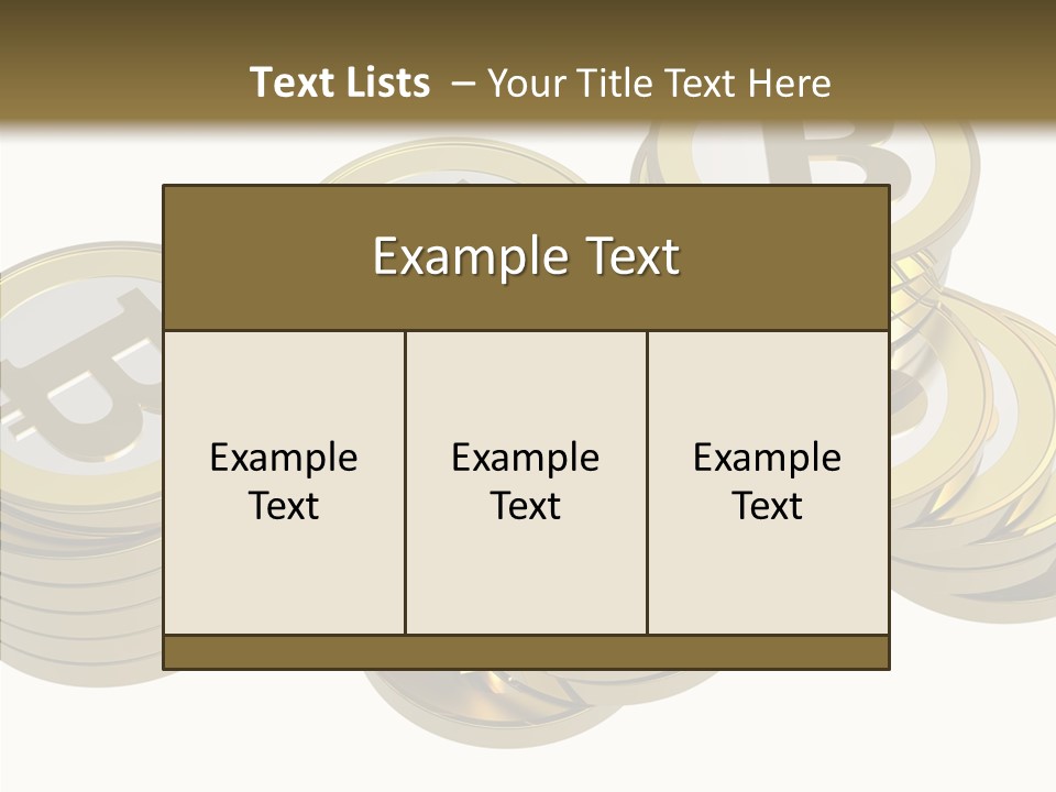 Economy Object Trade PowerPoint Template