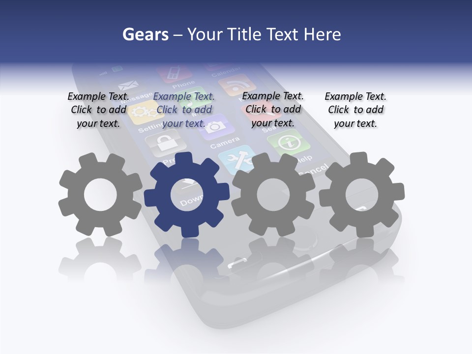 Cellular Gsm Mobile PowerPoint Template