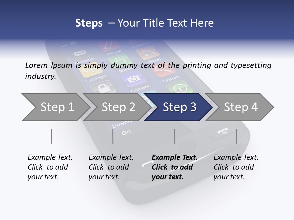 Cellular Gsm Mobile PowerPoint Template