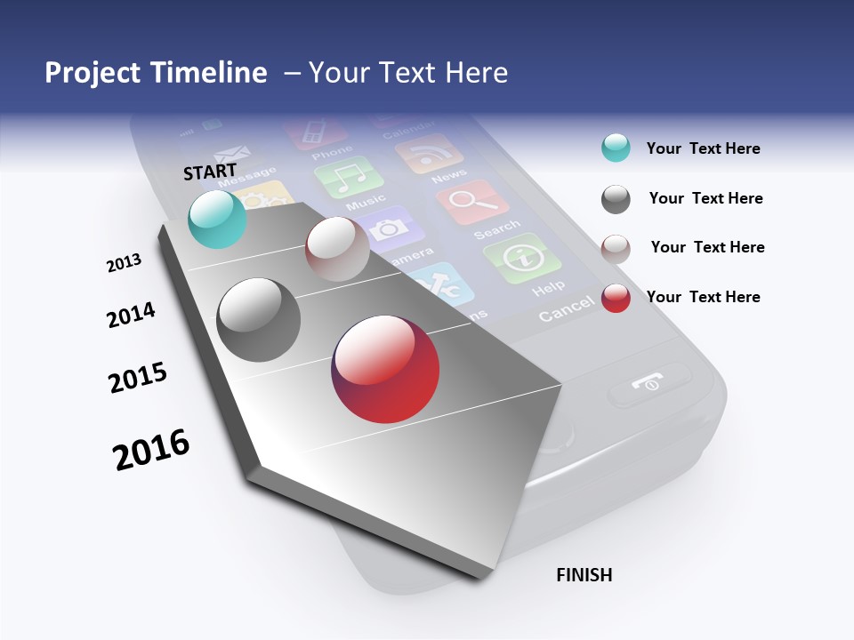 Cellular Gsm Mobile PowerPoint Template