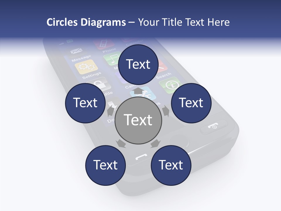 Cellular Gsm Mobile PowerPoint Template