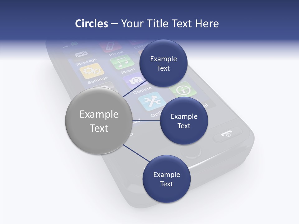Cellular Gsm Mobile PowerPoint Template