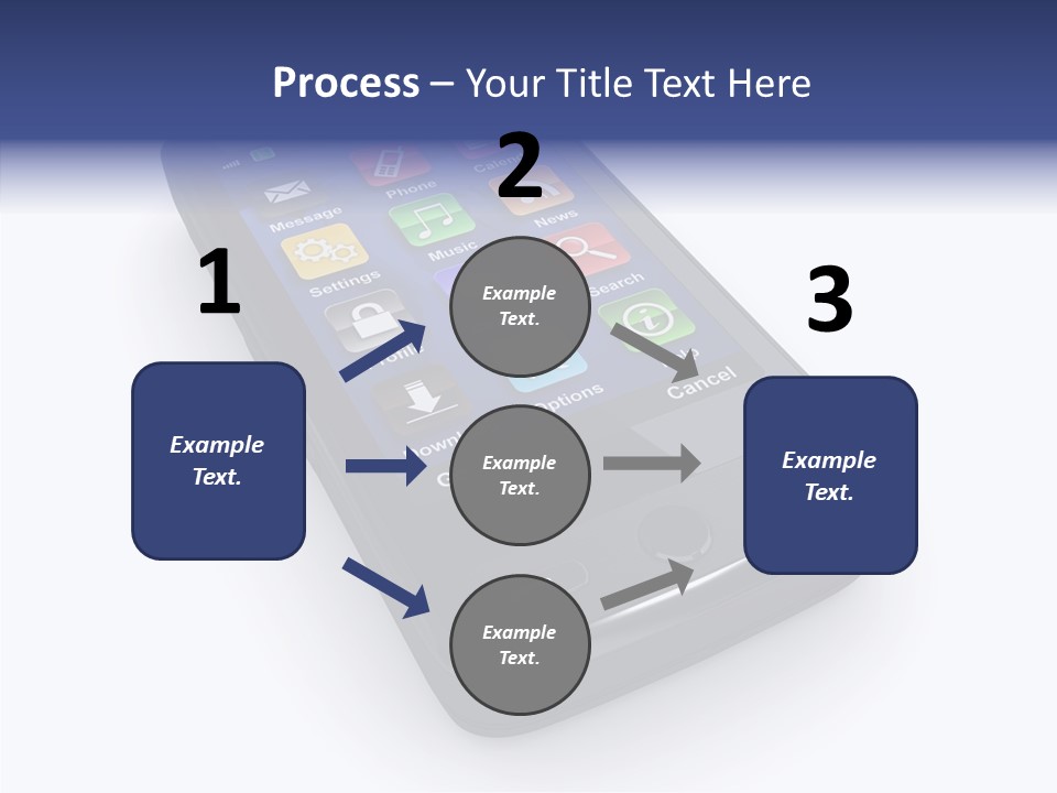 Cellular Gsm Mobile PowerPoint Template