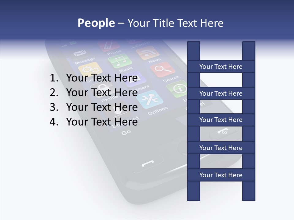 Cellular Gsm Mobile PowerPoint Template