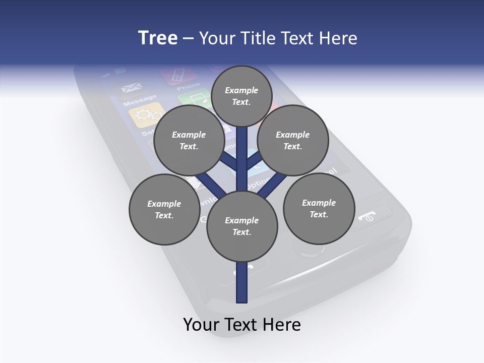 Cellular Gsm Mobile PowerPoint Template