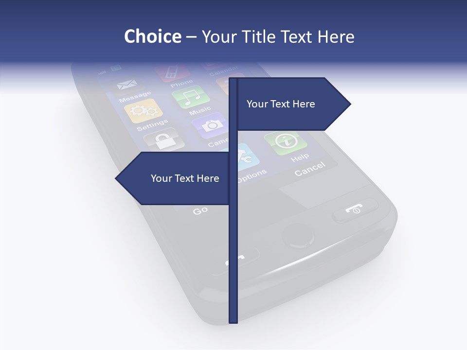 Cellular Gsm Mobile PowerPoint Template