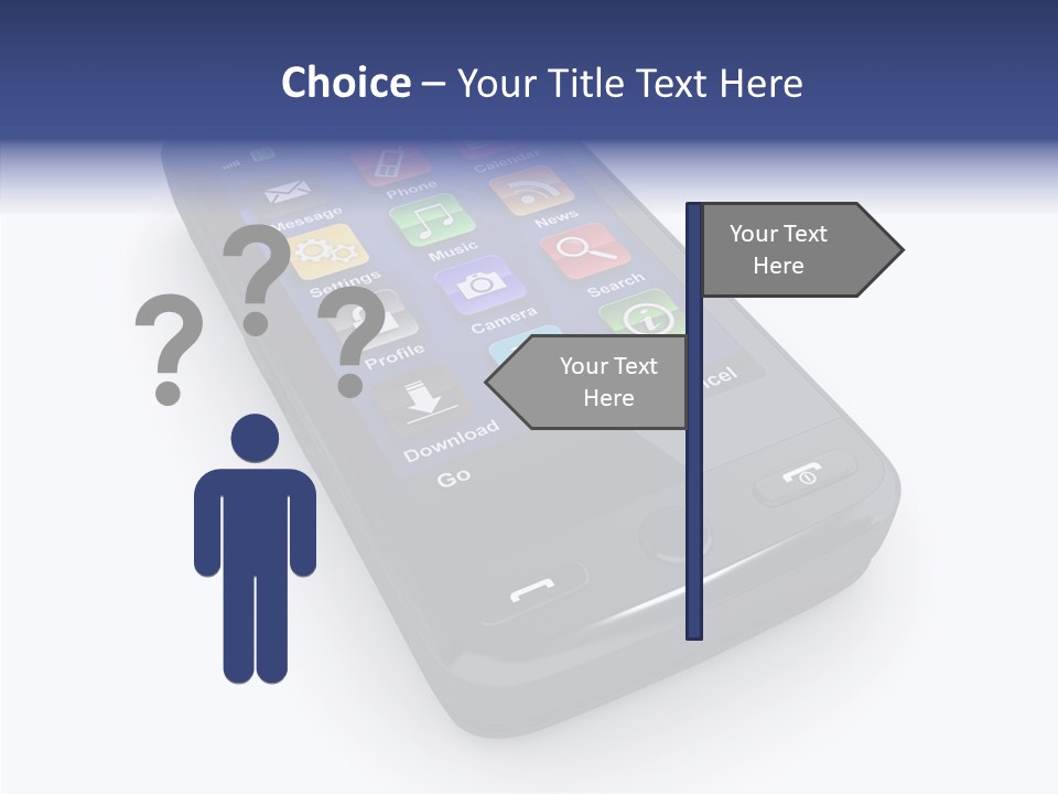 Cellular Gsm Mobile PowerPoint Template