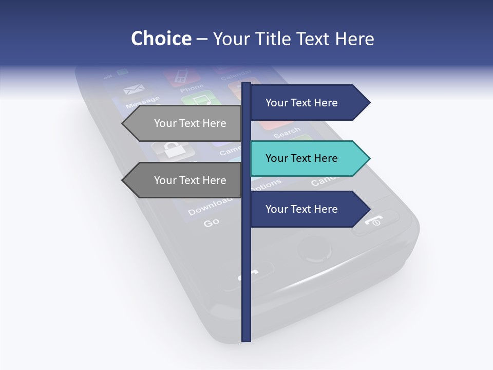 Cellular Gsm Mobile PowerPoint Template