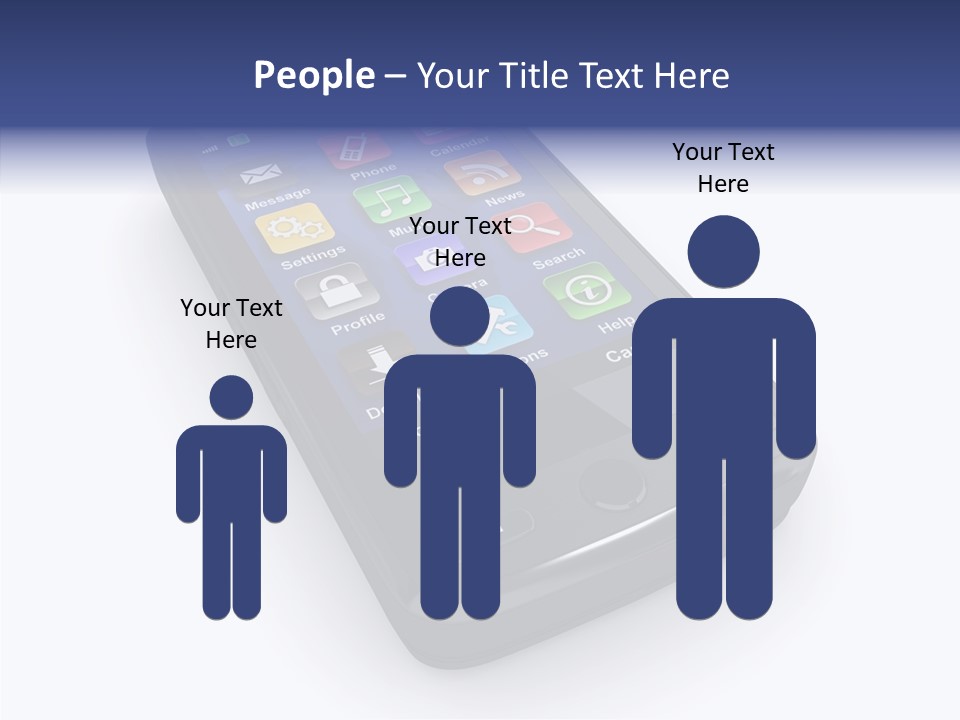 Cellular Gsm Mobile PowerPoint Template