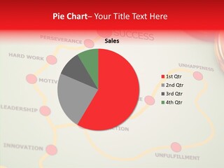 A Map With A Compass On Top Of It PowerPoint Template