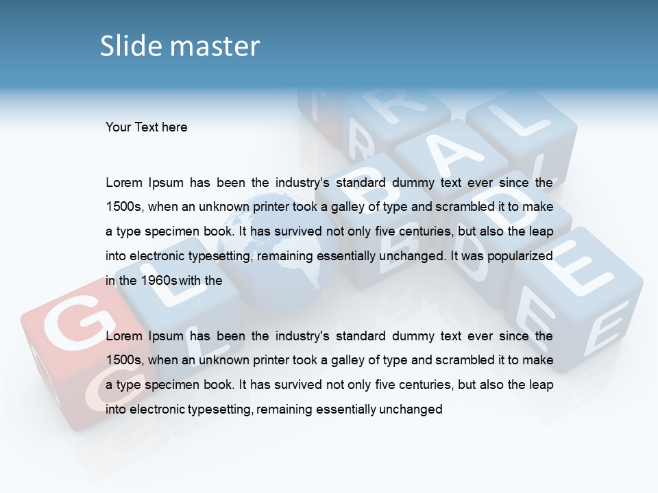 Creative Successful Crossword PowerPoint Template