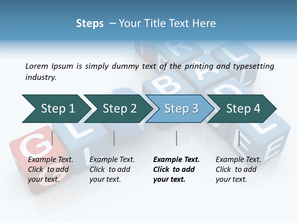 Creative Successful Crossword PowerPoint Template