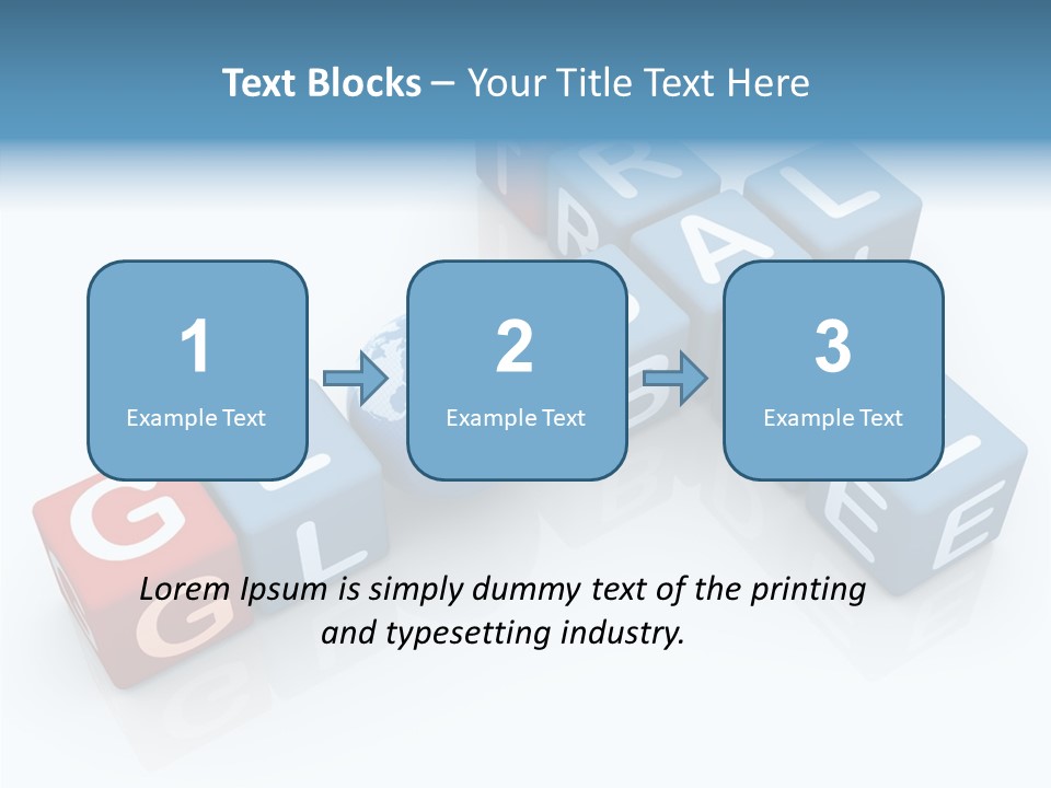 Creative Successful Crossword PowerPoint Template