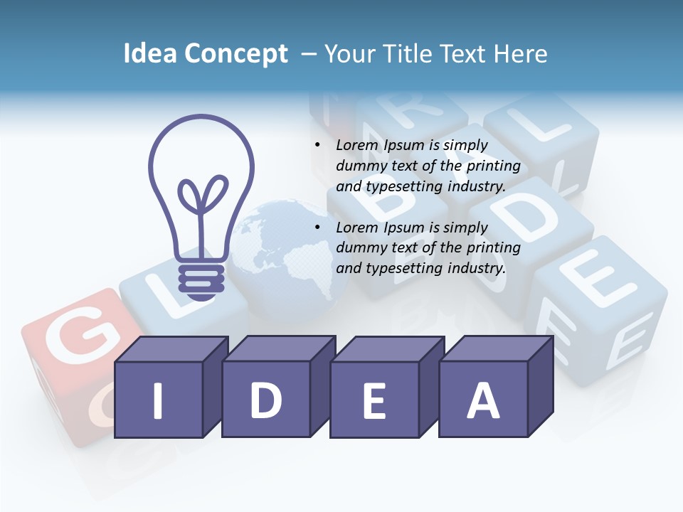 Creative Successful Crossword PowerPoint Template
