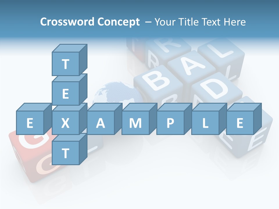 Creative Successful Crossword PowerPoint Template