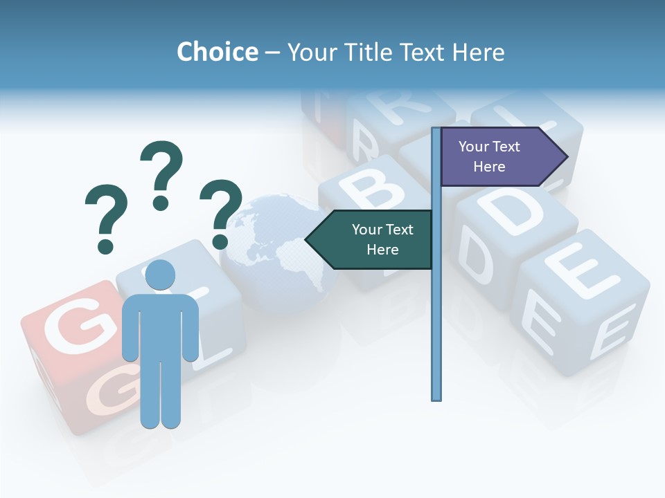 Creative Successful Crossword PowerPoint Template