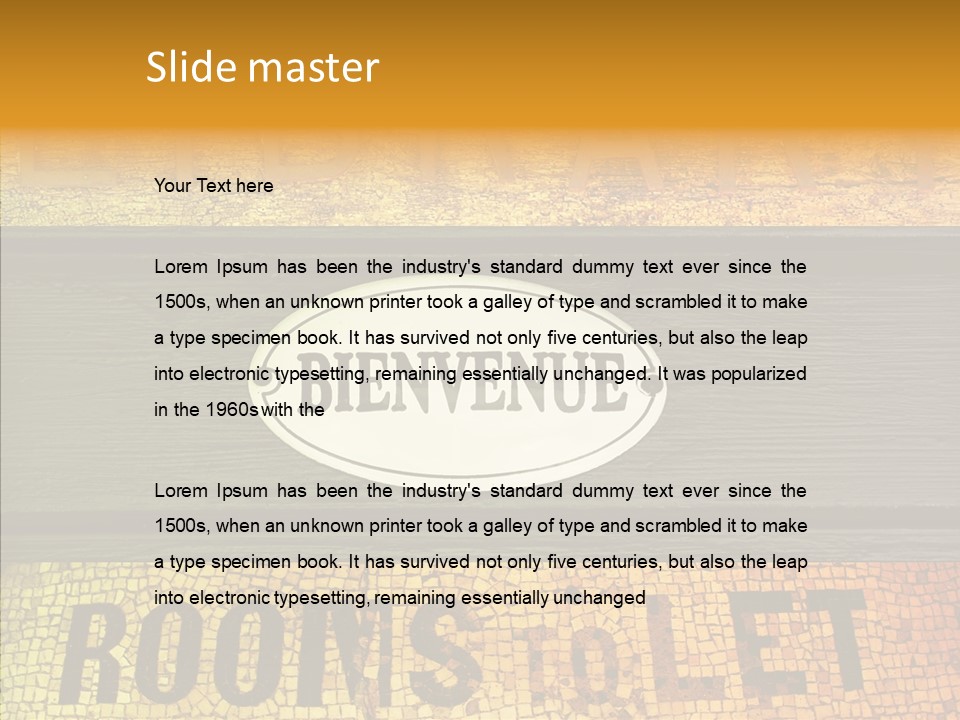 Info Grunge Information PowerPoint Template