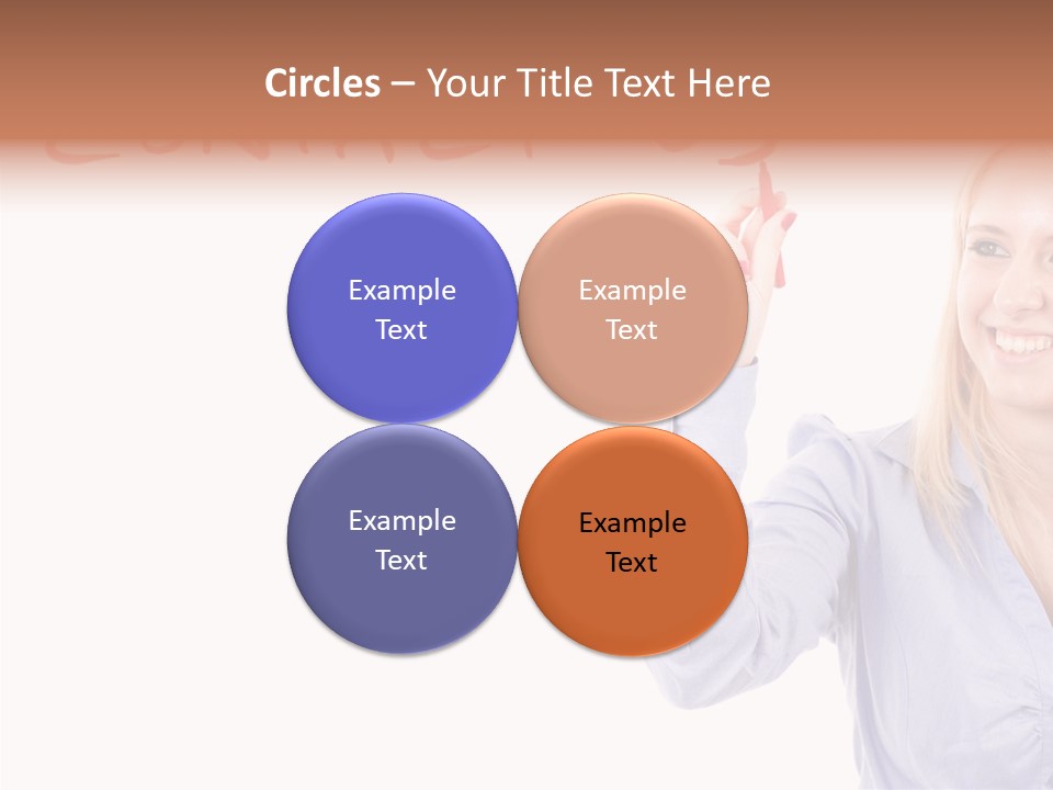 Beautiful Offer Woman PowerPoint Template