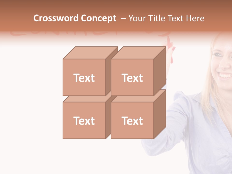 Beautiful Offer Woman PowerPoint Template