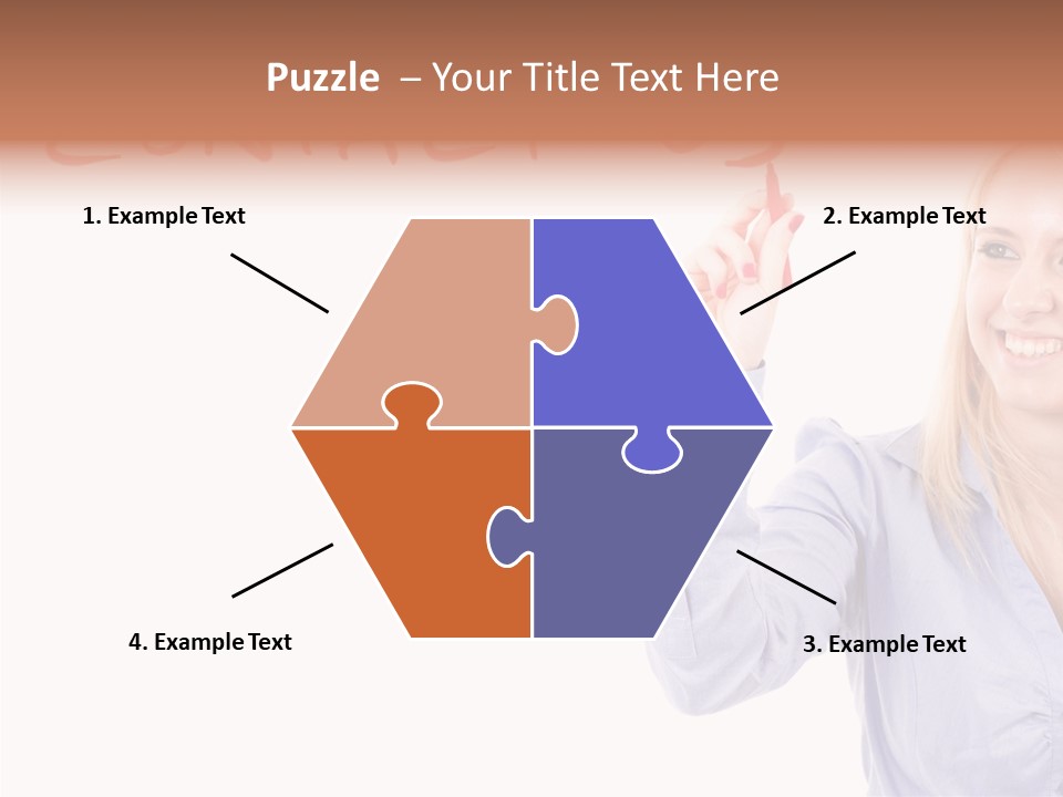 Beautiful Offer Woman PowerPoint Template