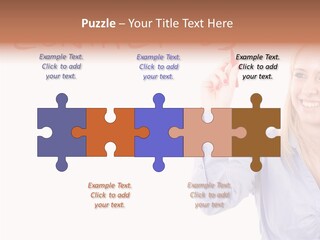 Beautiful Offer Woman PowerPoint Template