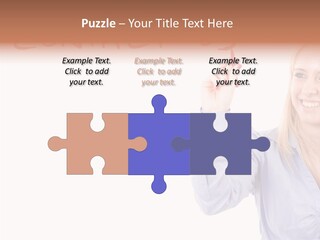 Beautiful Offer Woman PowerPoint Template