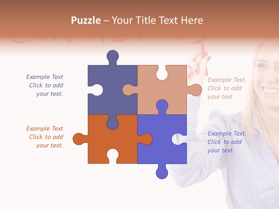 Beautiful Offer Woman PowerPoint Template
