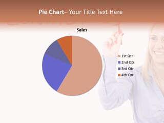 Beautiful Offer Woman PowerPoint Template