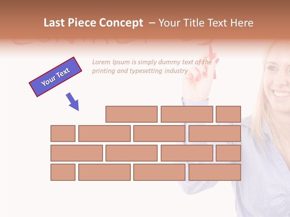 Beautiful Offer Woman PowerPoint Template