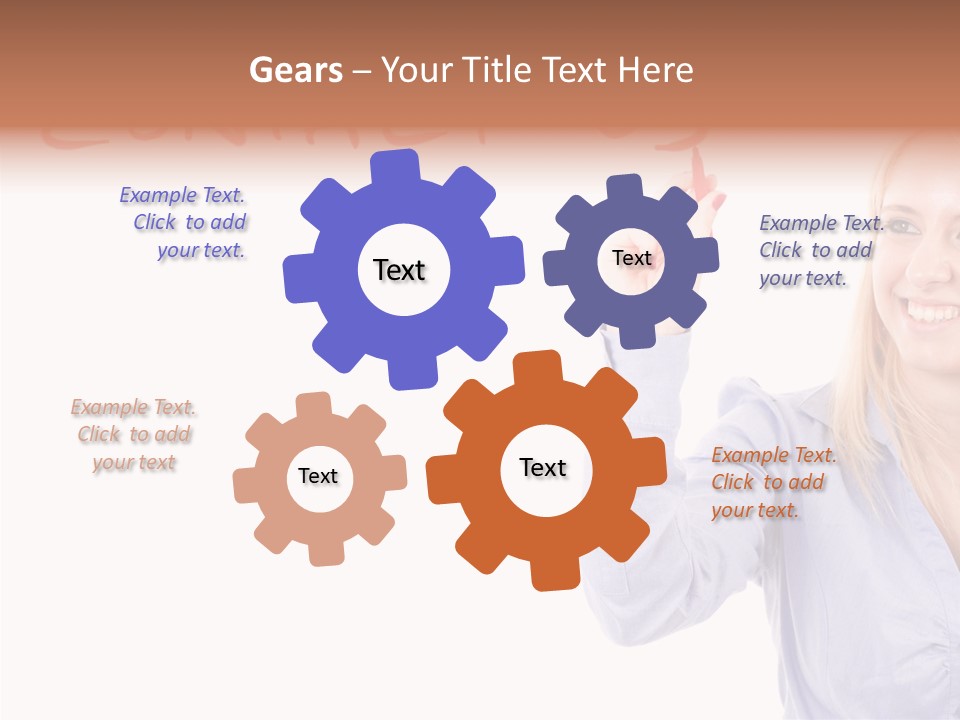 Beautiful Offer Woman PowerPoint Template