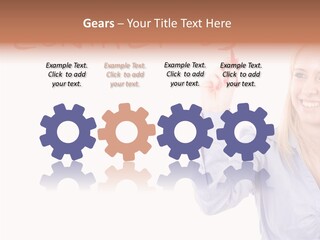Beautiful Offer Woman PowerPoint Template
