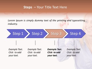Beautiful Offer Woman PowerPoint Template