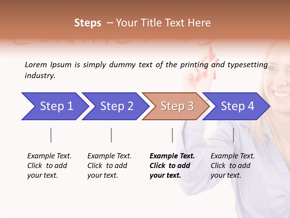 Beautiful Offer Woman PowerPoint Template