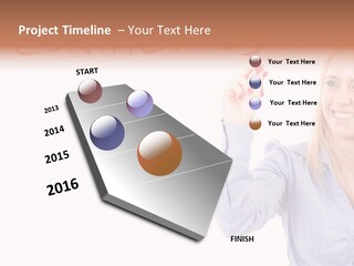 Beautiful Offer Woman PowerPoint Template