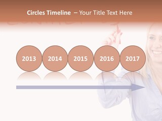 Beautiful Offer Woman PowerPoint Template