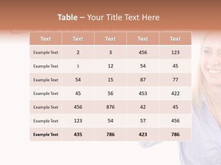 Beautiful Offer Woman PowerPoint Template