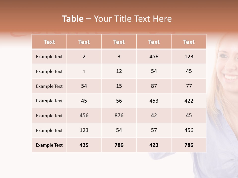 Beautiful Offer Woman PowerPoint Template