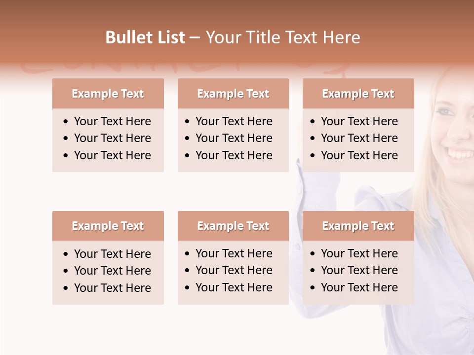 Beautiful Offer Woman PowerPoint Template