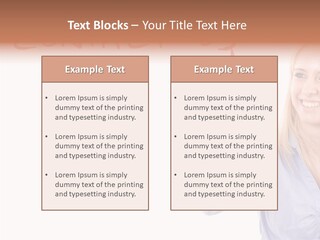 Beautiful Offer Woman PowerPoint Template