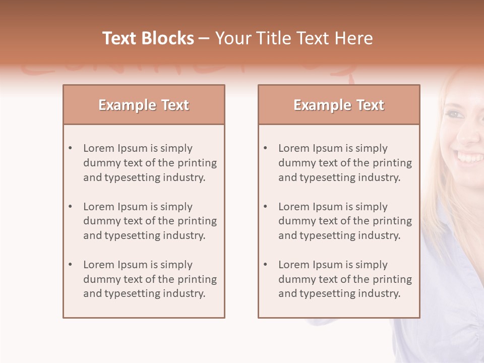Beautiful Offer Woman PowerPoint Template