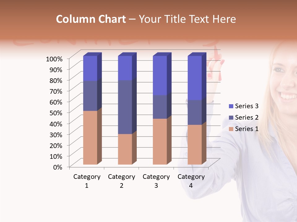 Beautiful Offer Woman PowerPoint Template
