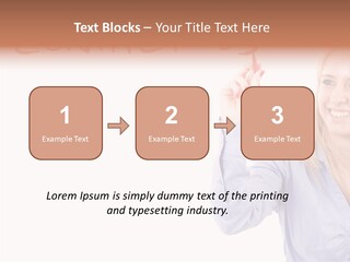 Beautiful Offer Woman PowerPoint Template